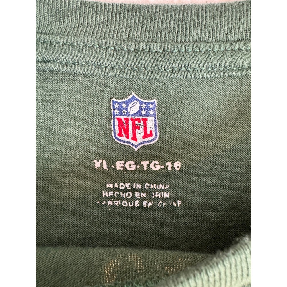 Green Bay Packers Cropped T Shirt NFL Small Cheesehead - Picture 5 of 7